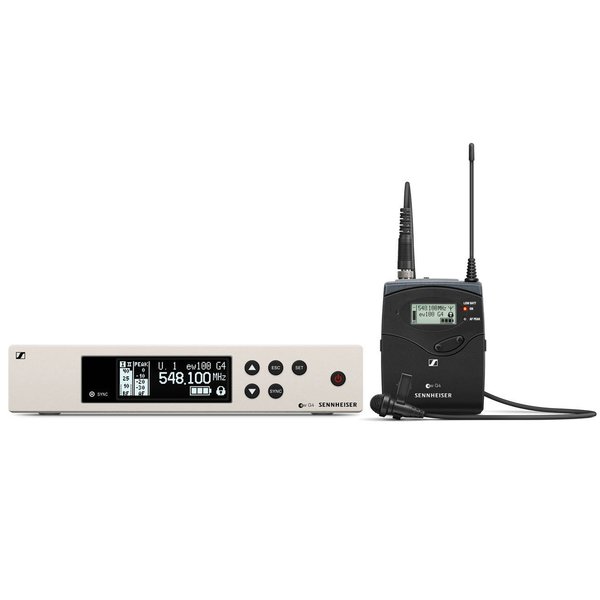Sennheiser Electronic Communications Wireless Lavalier Set. Includes (1) Sk 100 G4 Bodypack, (1) Me 4 507865